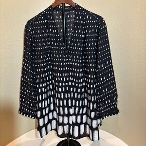 🩷 Investments Caroline Woman Blouse V-Neck 3X